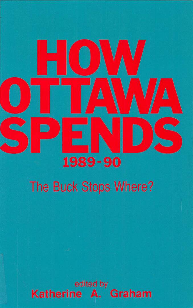 Cover image for How Ottawa Spends, 1989-1990 ISBN 9780773591660